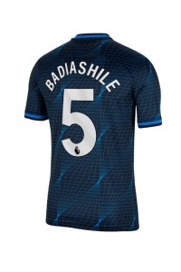 Chelsea Benoit Badiashile #5 Jalkapallovaatteet Vieraspaita 2023-24 Lyhythihainen